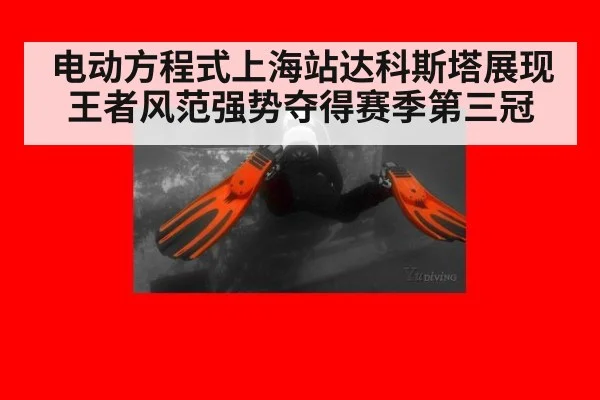 电动方程式上海站达科斯塔展现王者风范强势夺得赛季第三冠